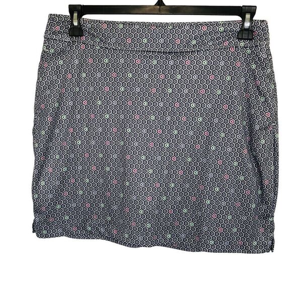 Greg Norman Women’s Golf Skort 18” Pull-on Geographic Print Size Medium - Picture 1 of 12